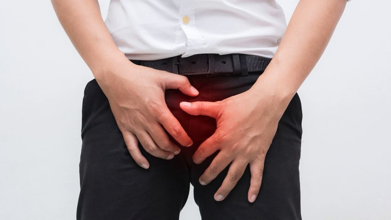 pain in the groin with prostatitis