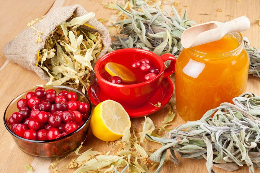 Cranberries and honey cure prostatitis
